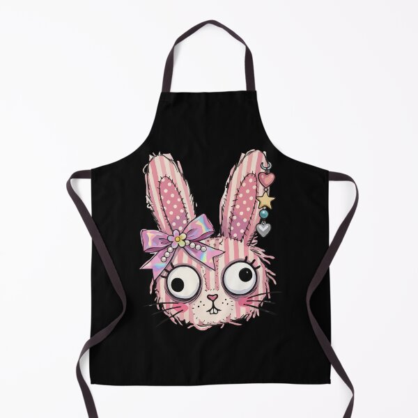 Item preview, Staring Striped Hare with Holographic Bow designed and sold by Emegan Print Art.