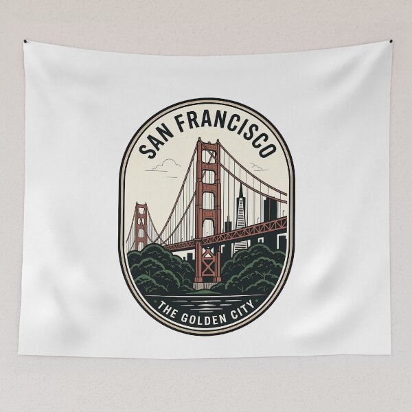 Item preview, Vintage San Francisco Golden Gate Bridge Badge designed and sold by k3rstman1.