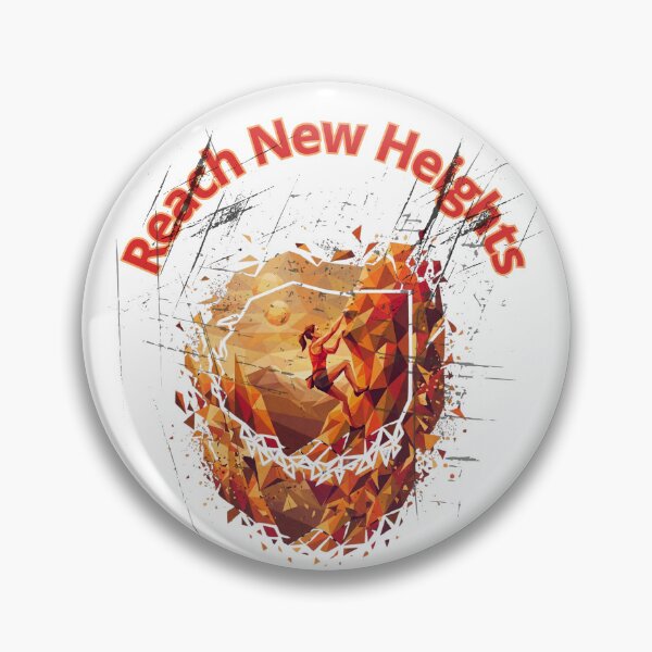 Item preview, Reach New Heights - Low Poly Rock Climbing Art designed and sold by Mania Graphix.