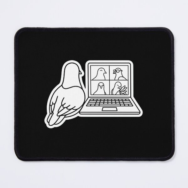 Item preview, Pigeon Video Conference designed and sold by LineArtUniverse.