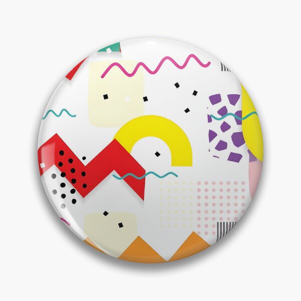 Item preview, Bright Retro 80s Memphis Geometric Abstract Pattern designed and sold by Sybille-Yates.