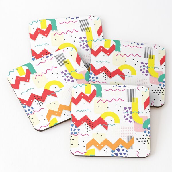 Item preview, Bright Retro 80s Memphis Geometric Abstract Pattern designed and sold by Sybille-Yates.