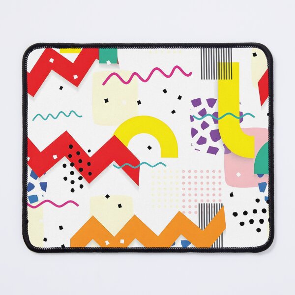 Item preview, Bright Retro 80s Memphis Geometric Abstract Pattern designed and sold by Sybille-Yates.