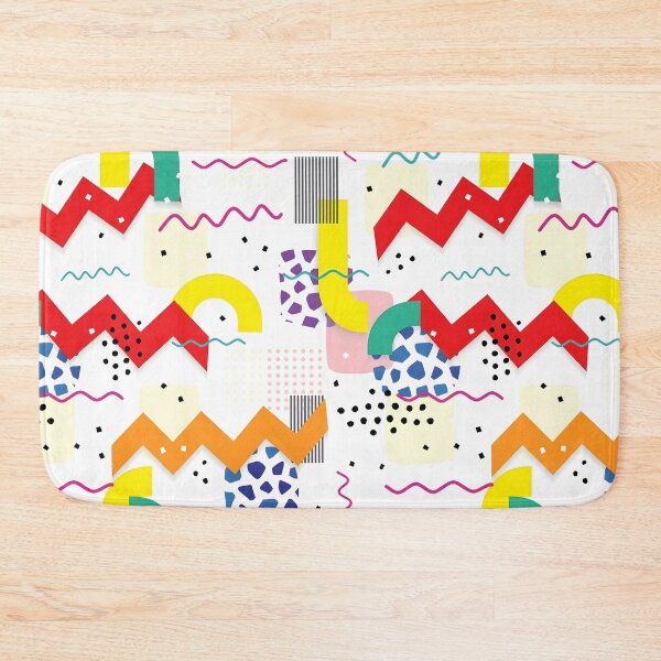Item preview, Bright Retro 80s Memphis Geometric Abstract Pattern designed and sold by Sybille-Yates.