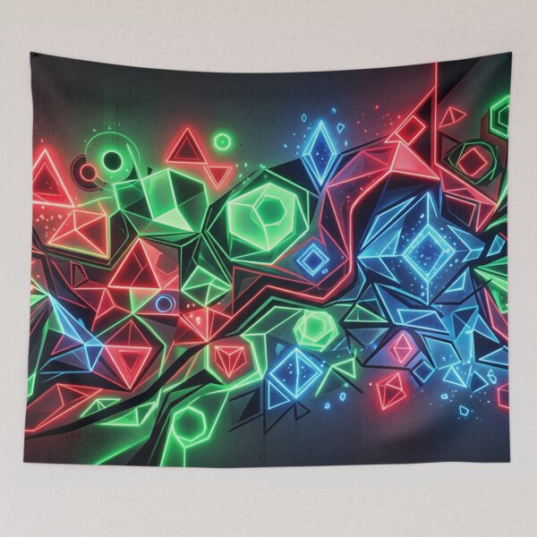 Item preview, Neon-Geometric Energy Architecture designed and sold by Sigtrix.
