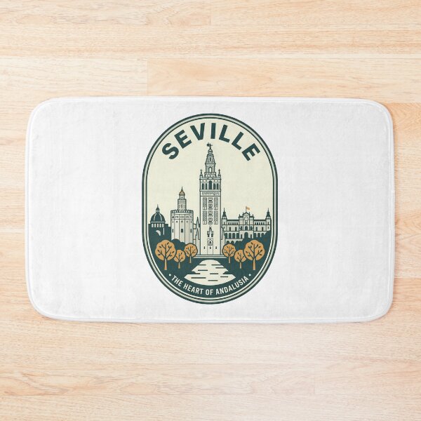 Item preview, Seville Spain Vintage Travel Badge Andalusia Heart designed and sold by k3rstman1.