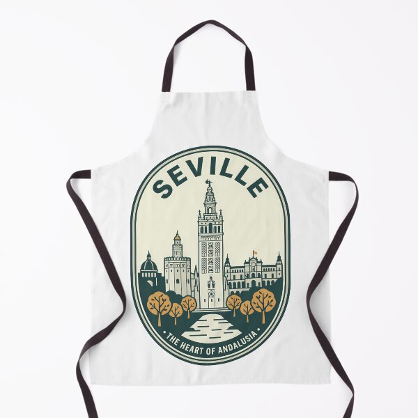 Item preview, Seville Spain Vintage Travel Badge Andalusia Heart designed and sold by k3rstman1.
