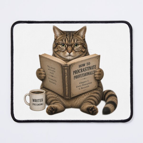 Item preview, Funny Writer Gift for Procrastinating Author designed and sold by Gentlestate.