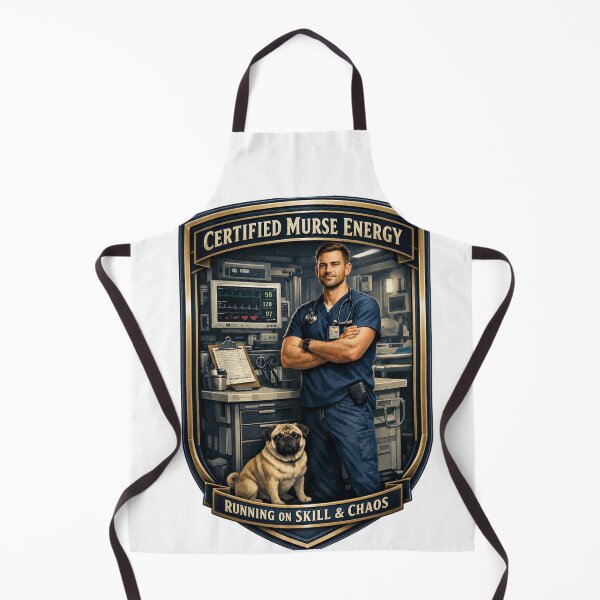 Item preview, Certified Murse Energy Funny Male Nurse ER Humor Design designed and sold by YMLux.