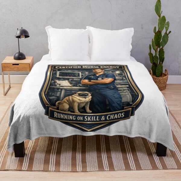 Item preview, Certified Murse Energy Funny Male Nurse ER Humor Design designed and sold by YMLux.