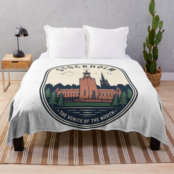 Item preview, Vintage Stockholm Sweden City Hall Travel Badge designed and sold by k3rstman1.