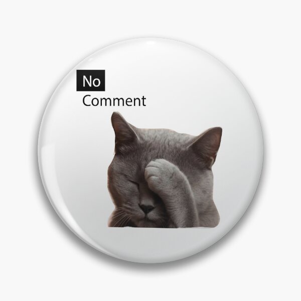 Item preview, Funny Facepalm Cat - No Comment" designed and sold by estfy.