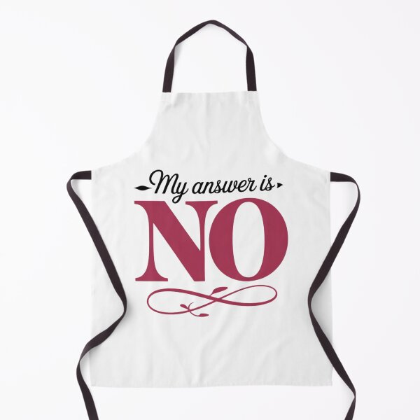 Item preview, My answer is NO. Classic T-Shirt designed and sold by Echo_Lane.