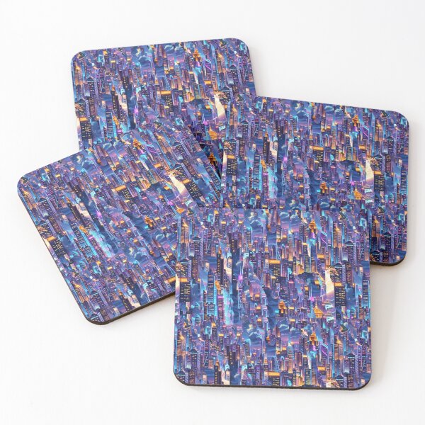 Item preview, Neon metropolis in endless depths designed and sold by Sigtrix.