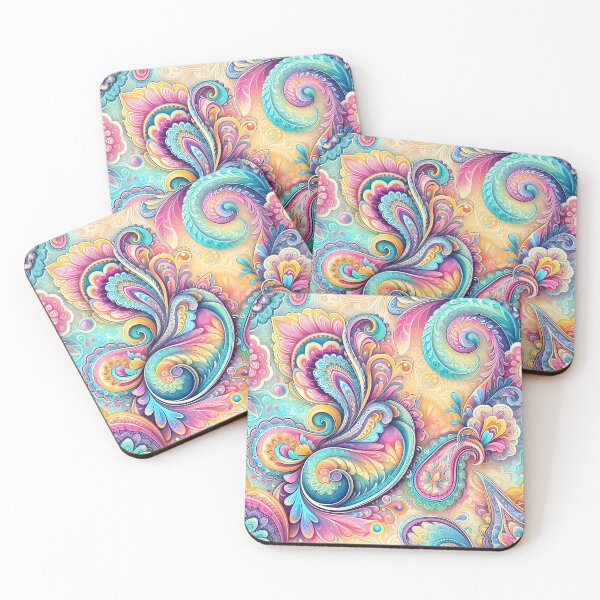 Item preview, Vibrant Paisley Swirls – Dreamy Psychedelic Tie-Dye Pattern designed and sold by Sybille-Yates.