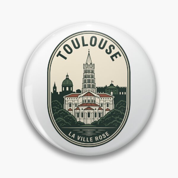 Item preview, Vintage Toulouse France La Ville Rose Emblem designed and sold by k3rstman1.