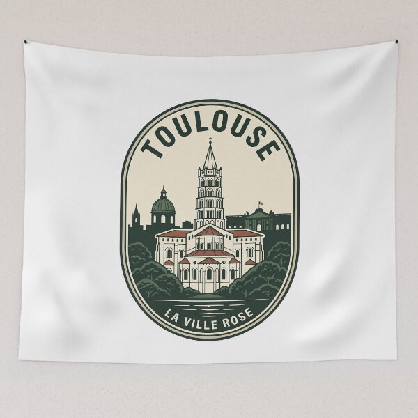 Item preview, Vintage Toulouse France La Ville Rose Emblem designed and sold by k3rstman1.
