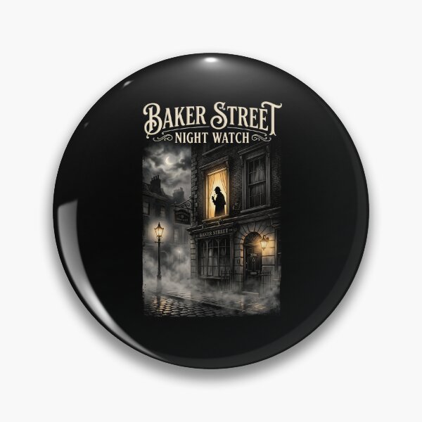 Item preview, Baker Street Night Watch Sherlock Holmes 221B London Design designed and sold by Fenay Designs.
