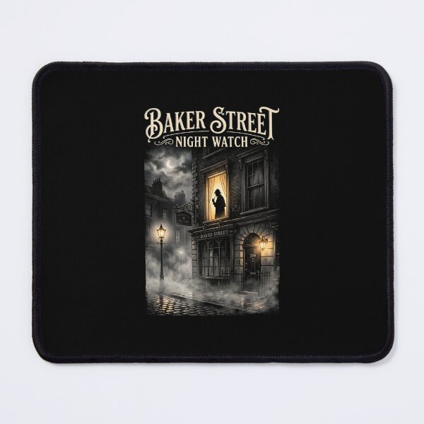 Item preview, Baker Street Night Watch Sherlock Holmes 221B London Design designed and sold by Fenay Designs.