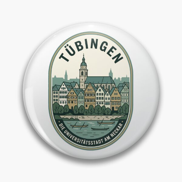 Item preview, Vintage Tuebingen Germany University City Neckar River designed and sold by k3rstman1.