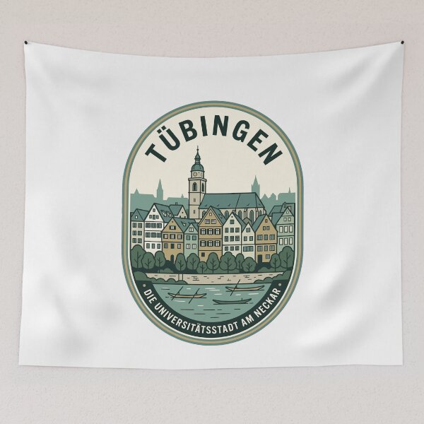 Item preview, Vintage Tuebingen Germany University City Neckar River designed and sold by k3rstman1.