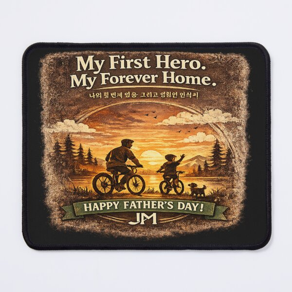 Item preview, My First Hero My Forever Home Father's Day Gift designed and sold by JM Language Service.