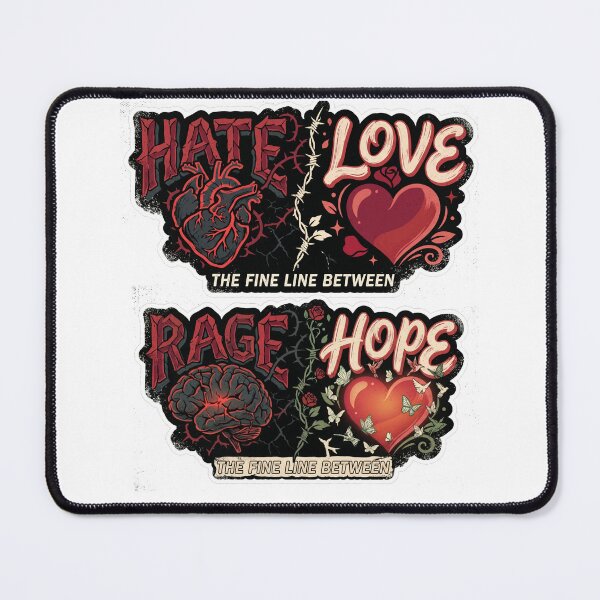 Item preview, The Fine Line Between Love and Hate Original Art designed and sold by Alta-store.