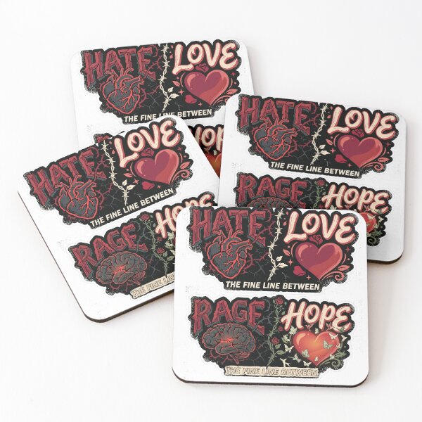 Item preview, The Fine Line Between Love and Hate Original Art designed and sold by Alta-store.