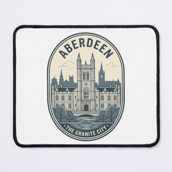 Item preview, Vintage Aberdeen Scotland Granite City Landmark Badge designed and sold by k3rstman1.