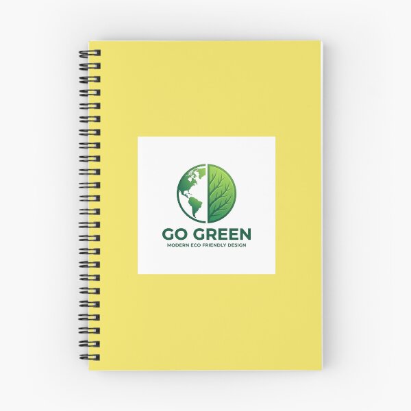 Item preview, Minimalist Go Green Eco-Friendly T-Shirt Design – Half Earth Half Leaf Vector Illustration designed and sold by KalaPXL.
