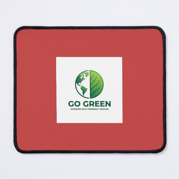 Item preview, Minimalist Go Green Eco-Friendly T-Shirt Design – Half Earth Half Leaf Vector Illustration designed and sold by KalaPXL.