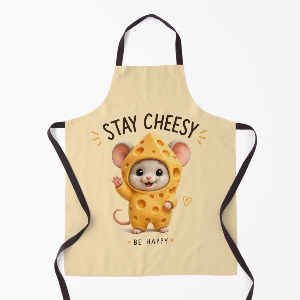 Item preview, Stay Cheesy Cute Mouse in Cheese Costume Kawaii Design designed and sold by Tidarat-27.