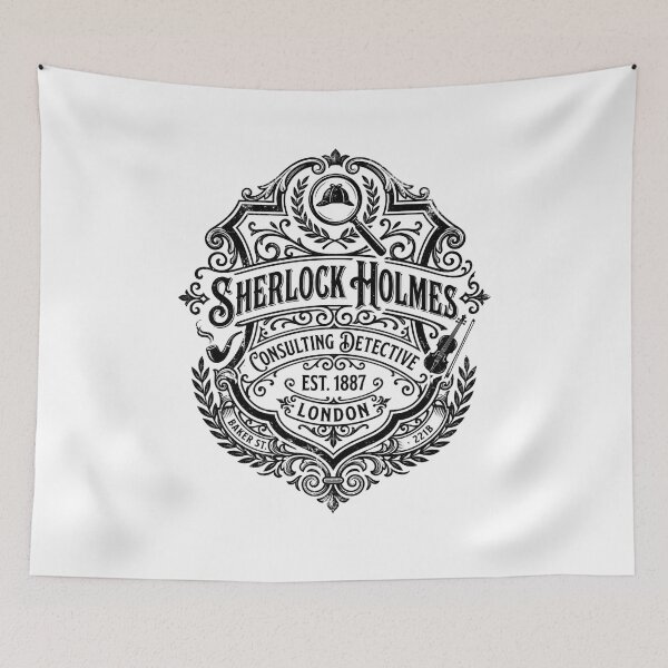 Item preview, Sherlock Holmes Consulting Detective Est. 1887 London Crest Design designed and sold by Fenay Designs.