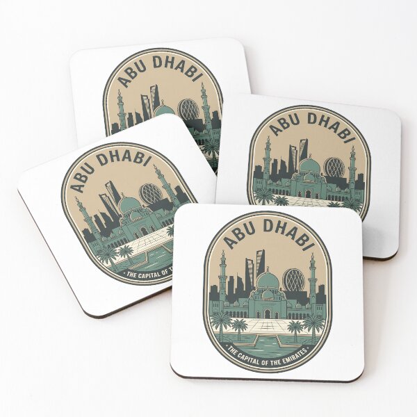 Item preview, Vintage Abu Dhabi Skyline Travel Badge designed and sold by k3rstman1.