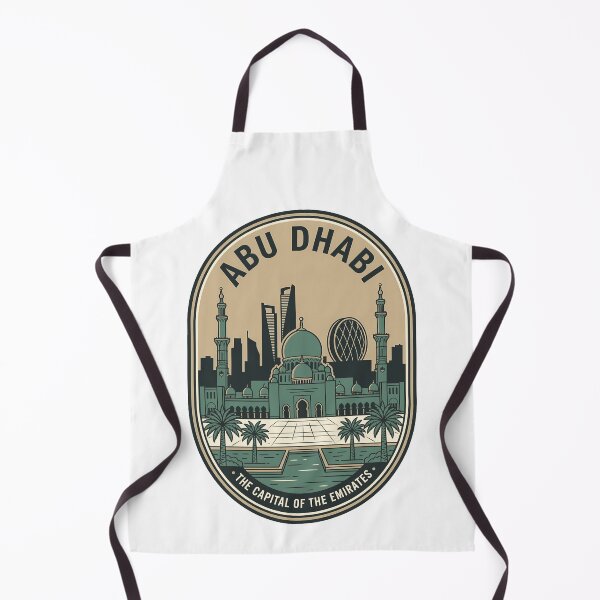 Item preview, Vintage Abu Dhabi Skyline Travel Badge designed and sold by k3rstman1.