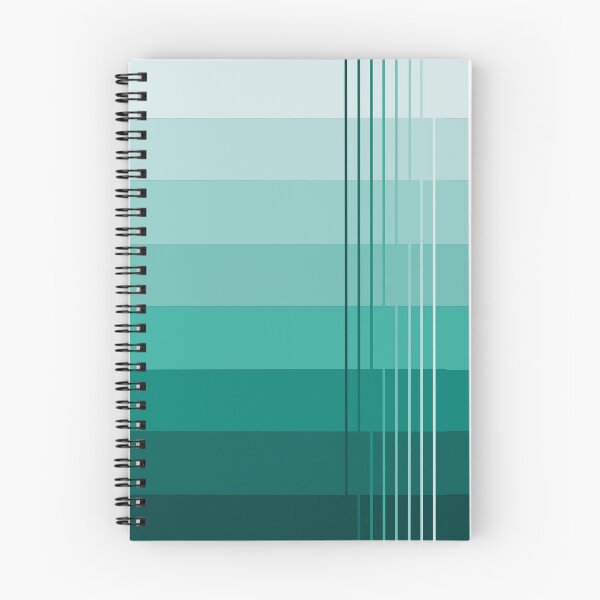 Item preview, Simple design with shades from light to dark cyan designed and sold by Cherevan.