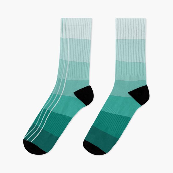 Item preview, Simple design with shades from light to dark cyan designed and sold by Cherevan.