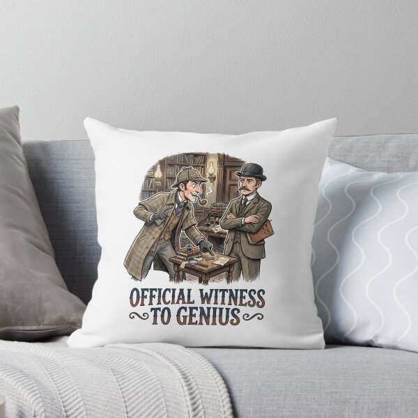 Item preview, Official Witness to Genius Sherlock Holmes and Watson Design designed and sold by Fenay Designs.