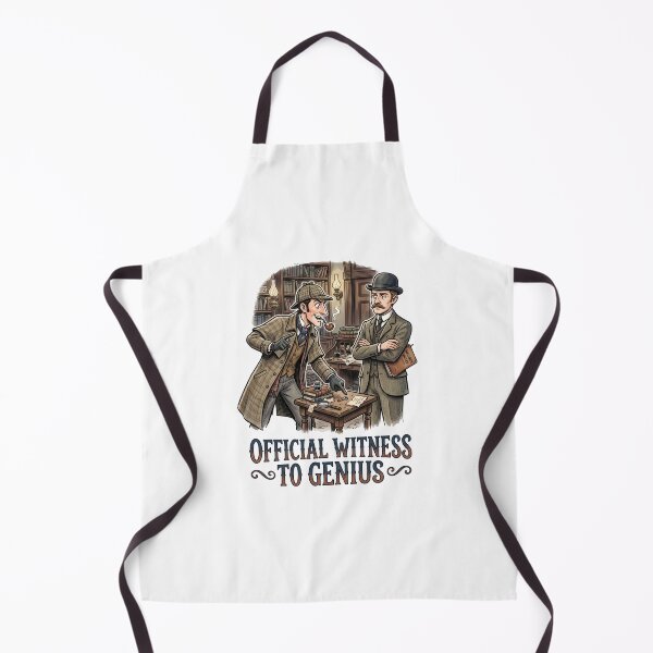 Item preview, Official Witness to Genius Sherlock Holmes and Watson Design designed and sold by Fenay Designs.