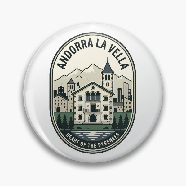 Item preview, Andorra la Vella Heart of the Pyrenees Vintage designed and sold by k3rstman1.