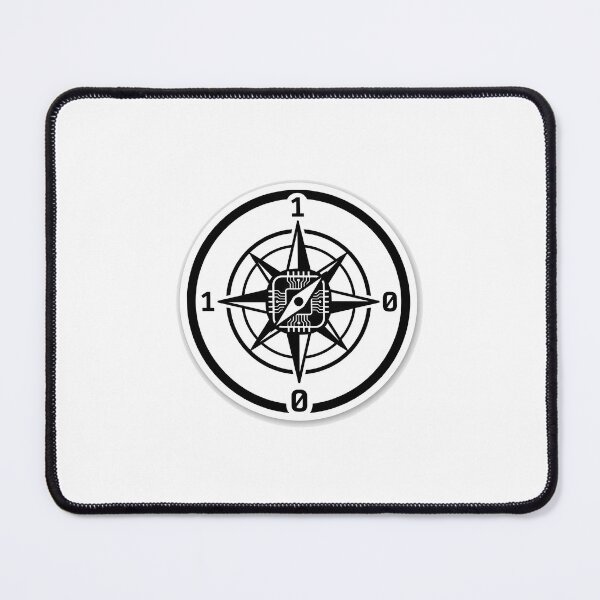 Item preview, Binary Compass – The Digital Pathfinder designed and sold by CalmFrameArt.