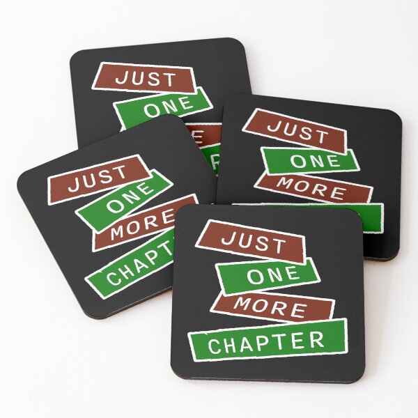 Item preview, Just One More Chapter Funny Book Lover Relatable Quote designed and sold by shirt-o-mat.