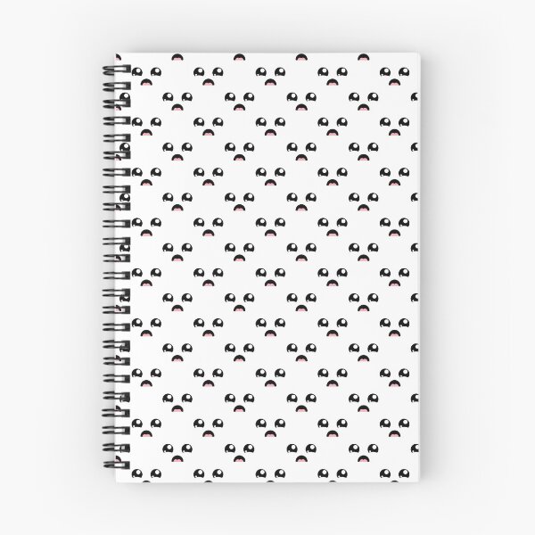 Item preview, Cute kawaii open mouth sad face pattern designed and sold by BlushyPrint.