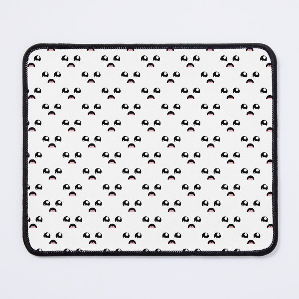 Item preview, Cute kawaii open mouth sad face pattern designed and sold by BlushyPrint.
