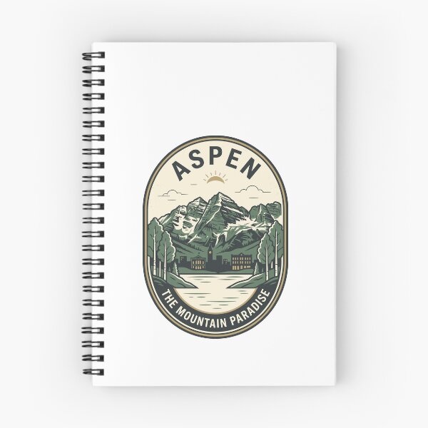 Item preview, Vintage Aspen Colorado Mountain Paradise Travel Badge designed and sold by k3rstman1.