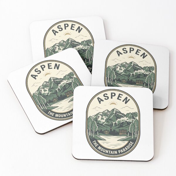 Item preview, Vintage Aspen Colorado Mountain Paradise Travel Badge designed and sold by k3rstman1.