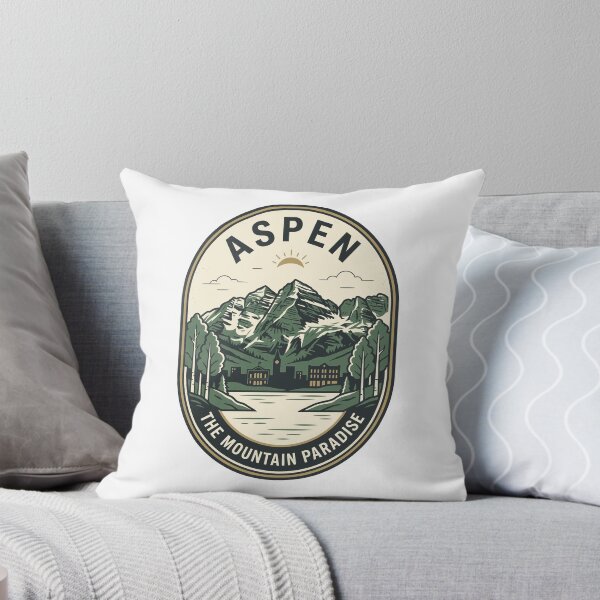 Item preview, Vintage Aspen Colorado Mountain Paradise Travel Badge designed and sold by k3rstman1.