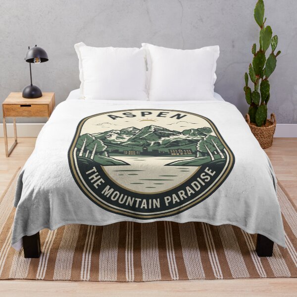 Item preview, Vintage Aspen Colorado Mountain Paradise Travel Badge designed and sold by k3rstman1.