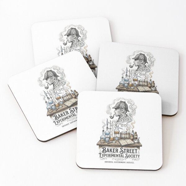 Item preview, Baker Street Experimental Society Sherlock Holmes Chemistry Design designed and sold by Fenay Designs.