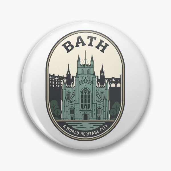 Item preview, Vintage Bath Abbey Skyline World Heritage City designed and sold by k3rstman1.